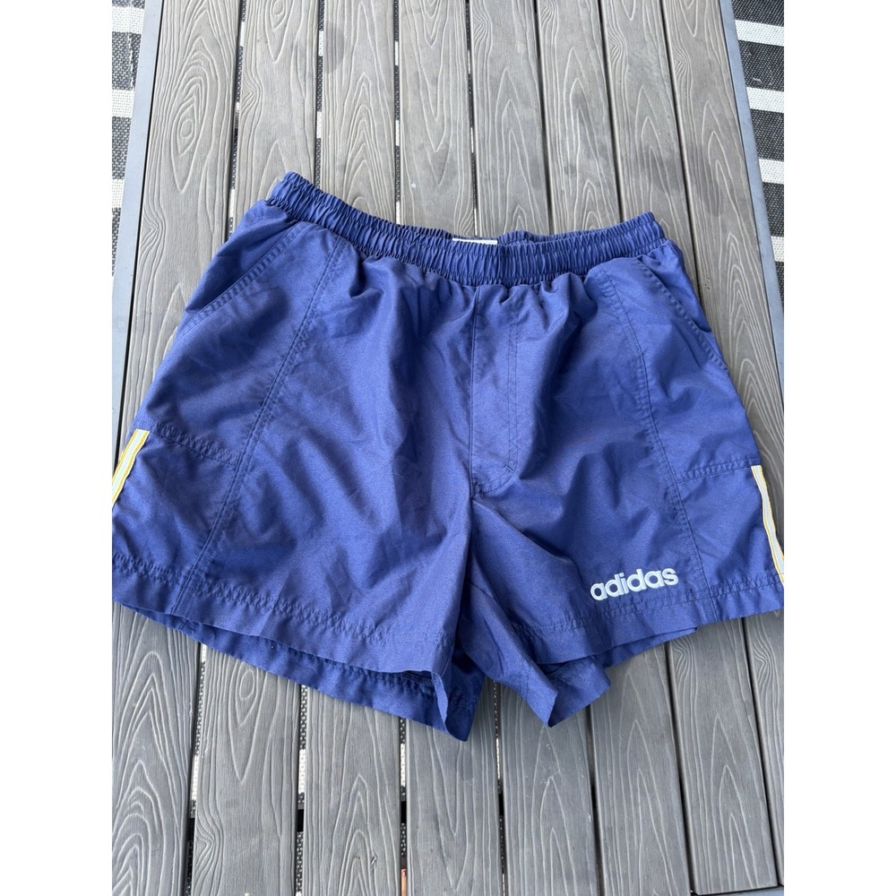 VINTAGE ADIDAS FOOTBALL SOCCER SHORTS 4" Size M